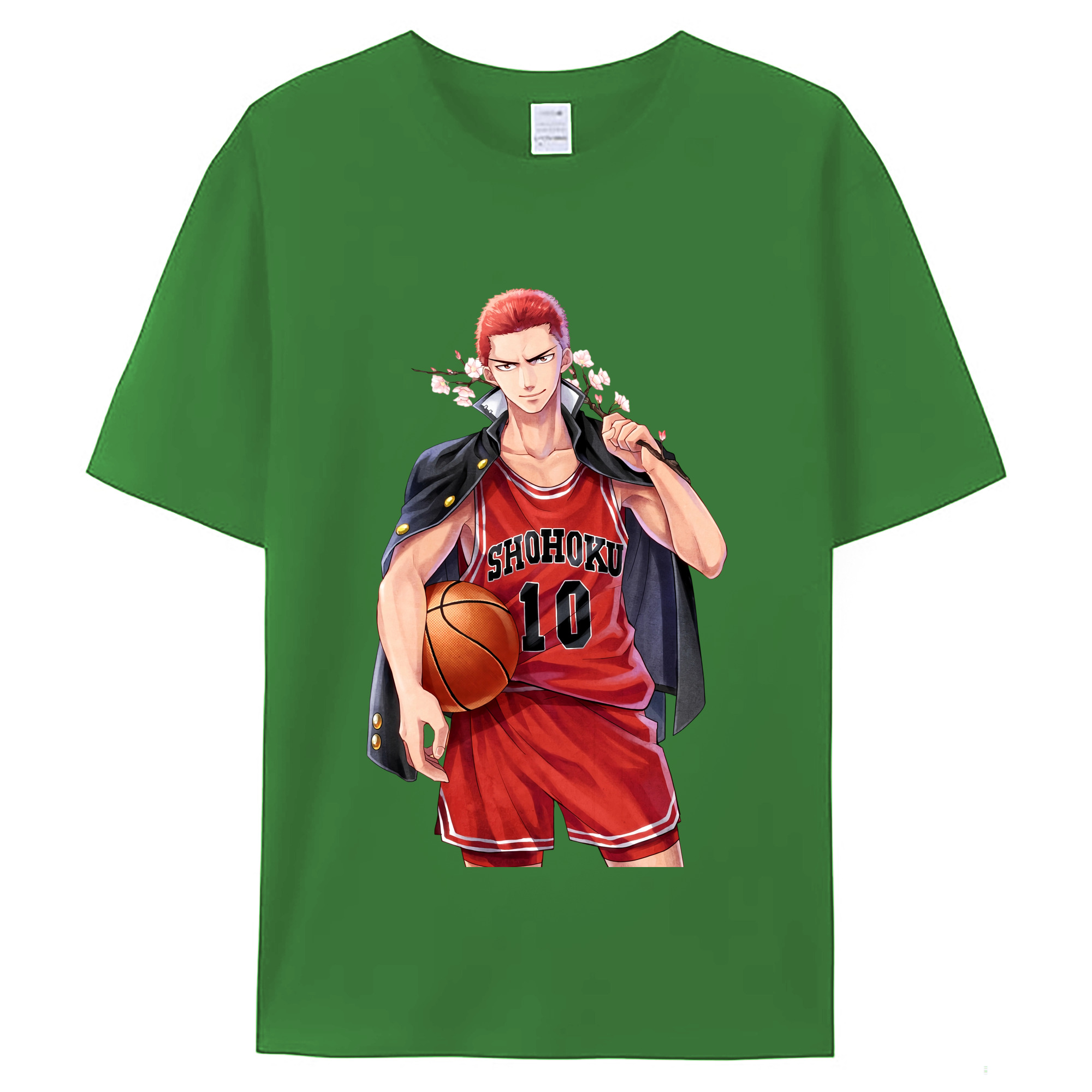 （画像用） SLAM DUNK／スラムダンク レディースカジュアルプリントTシャツ（綿100％）